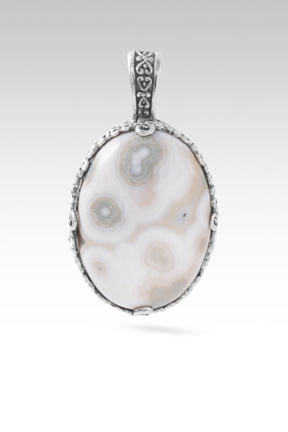 Nothing Stands Against Us Pendant™ in Ocean Jasper - Single Stone - only found at SARDA™