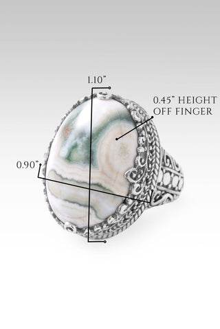 Nothing Stands Against Us Ring™ in Ocean Jasper - Statement - only found at SARDA™