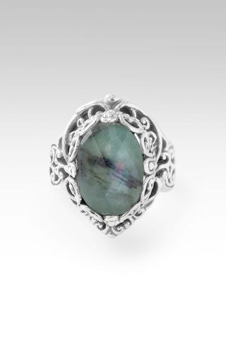 Nothing Stops U Ring™ in Emerald Mother of Pearl Quartz - Statement - only found at SARDA™