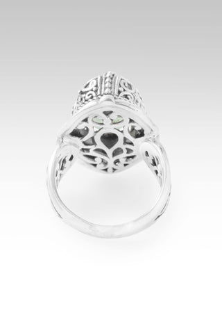 Nothing Stops U Ring™ in Sea Green Chalcedony Mother of Pearl Quartz - Statement - only found at SARDA™