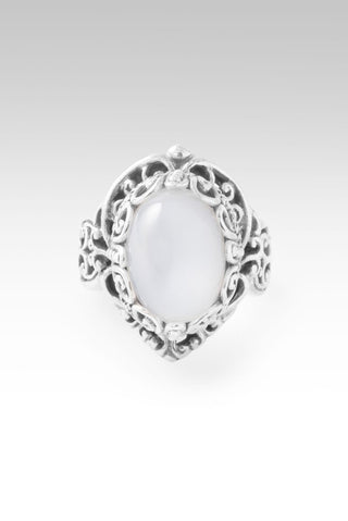 Nothing Stops U Ring™ in White Moonstone - Statement - only found at SARDA™