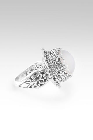 Nothing Stops U Ring™ in White Moonstone - Statement - only found at SARDA™