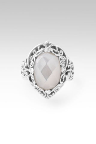 Nothing Stops U Ring™ in White Mother of Pearl - Statement - only found at SARDA™