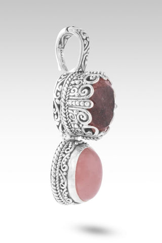 Nothing U Can't Do Pendant™ in Strawberry Quartz & Ballet Blush Quartz - Multi Stone - only found at SARDA™