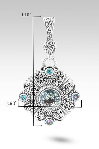 Nurturing Soul Pendant™ in Biggering™ Mystic Quartz & Bali Crush™ Mystic Topaz - Multi Stone - only found at SARDA™