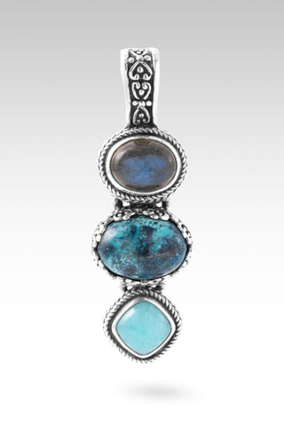 Ocean's of Grace Pendant™ in Chrysocolla, Labradorite & Amazonite - Multi Stone - only found at SARDA™