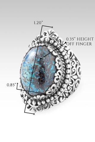 Ocean's of Grace Ring II™ in Chrysocolla - Statement - only found at SARDA™