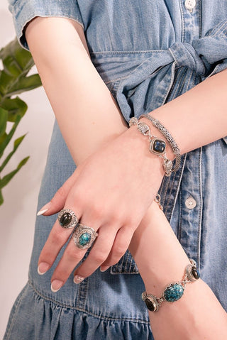 Oceans of Grace Ring II™ in Labradorite - Statement - only found at SARDA™