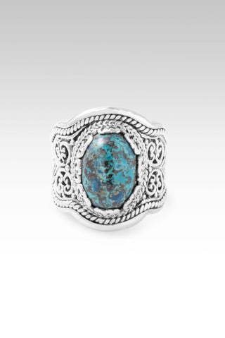 Ocean's of Grace Ring™ in Chrysocolla - Dinner - only found at SARDA™