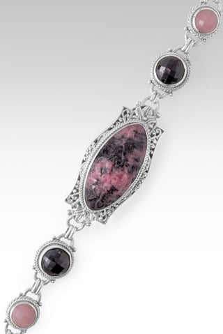 Old Things New Bracelet™ in Rhodonite, Black Spinel & Ballet Blush Quartz - Multi Stone - only found at SARDA™