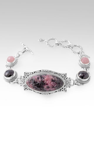Old Things New Bracelet™ in Rhodonite, Black Spinel & Ballet Blush Quartz - Multi Stone - only found at SARDA™