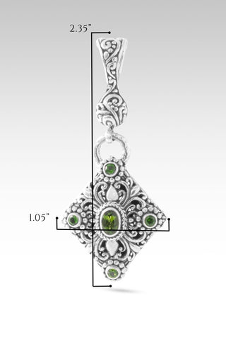 One Cure, One Hope Pendant™ in Chrome Diopside - Multi Stone - only found at SARDA™