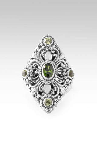 One Cure, One Hope Ring™ in Chrome Diopside & Peridot - Statement - only found at SARDA™