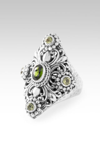 One Cure, One Hope Ring™ in Chrome Diopside & Peridot - Statement - only found at SARDA™
