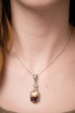 One Far Greater Pendant™ in Mookaite - Single Stone - only found at SARDA™