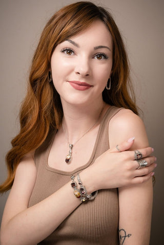 One Far Greater Pendant™ in Mookaite - Single Stone - only found at SARDA™