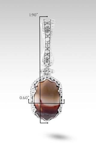 One Far Greater Pendant™ in Mookaite - Single Stone - only found at SARDA™