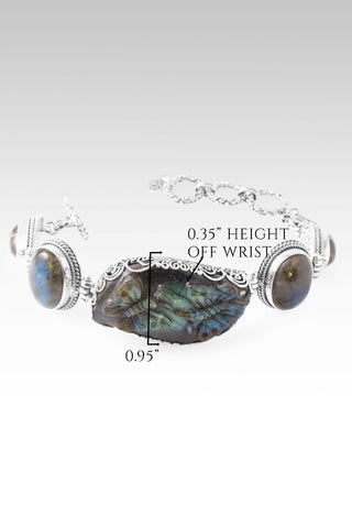 One I Look To Bracelet™ in Labradorite & Black Stone, Labradorite & Black Zebra Jasper - Multi Stone - only found at SARDA™