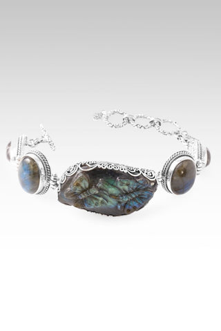 One I Look To Bracelet™ in Labradorite & Black Stone, Labradorite & Black Zebra Jasper - Multi Stone - only found at SARDA™