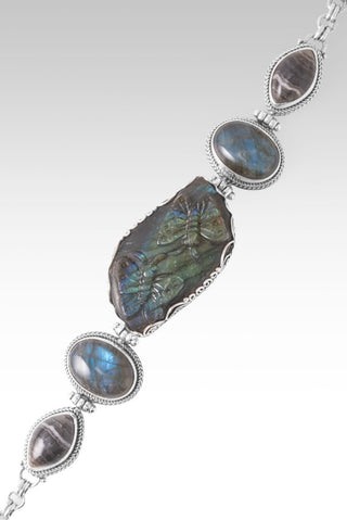 One I Look To Bracelet™ in Labradorite & Black Stone, Labradorite & Black Zebra Jasper - Multi Stone - only found at SARDA™