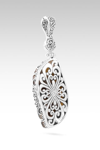 One I Look To Pendant™ in Labradorite & Black Stone - Single Stone - only found at SARDA™