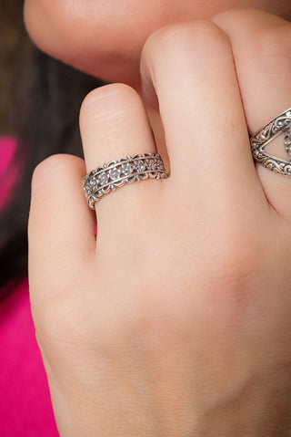 One Moment More Ring™ in Frangipani & Tree of Life - Dinner - only found at SARDA™