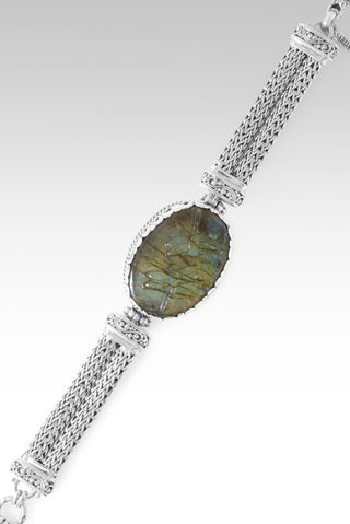 One That I Can Call Bracelet™ in Golden Sheen Labradorite - Single Stone - only found at SARDA™