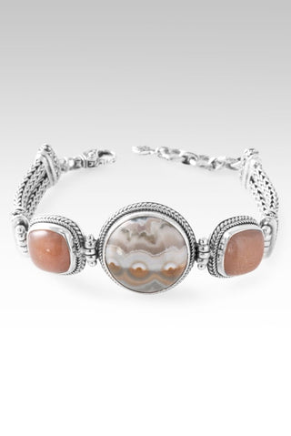 One That Never Ends Bracelet™ in Ocean Jasper & Peach Sunstone - Multi Stone - only found at SARDA™