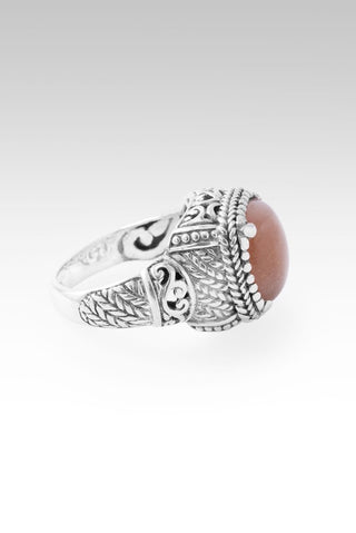 One That Never Ends Ring™ in Peach Sunstone - Dinner - only found at SARDA™