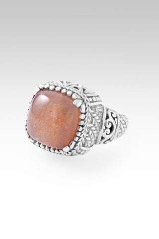 One That Never Ends Ring™ in Peach Sunstone - Dinner - only found at SARDA™