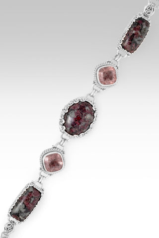 One That See's Me Bracelet™ in Eudialyte & Strawberry Quartz - Multi Stone - only found at SARDA™
