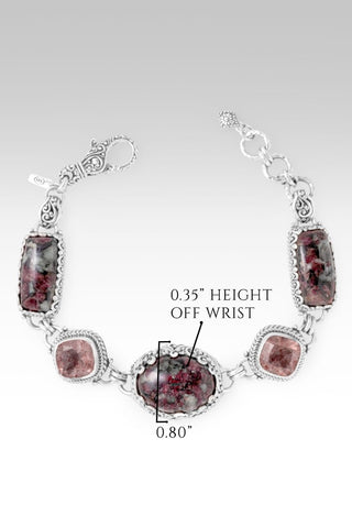 One That See's Me Bracelet™ in Eudialyte & Strawberry Quartz - Multi Stone - only found at SARDA™