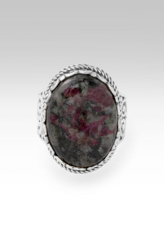 One That See's Me Ring II™ in Eudialyte - Statement - only found at SARDA™