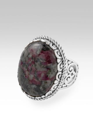 One That See's Me Ring II™ in Eudialyte - Statement - only found at SARDA™