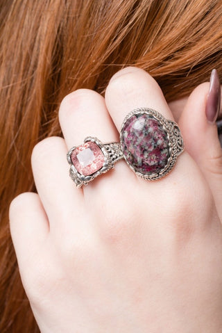 One That See's Me Ring II™ in Eudialyte - Statement - only found at SARDA™