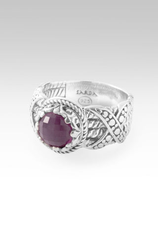 One That See's Me Ring II™ in Ruby - Dinner - only found at SARDA™
