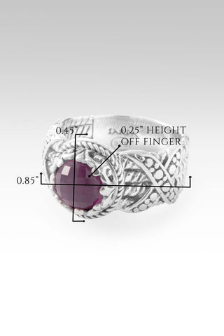 One That See's Me Ring II™ in Ruby - Dinner - only found at SARDA™