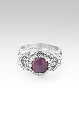 One That See's Me Ring II™ in Ruby - Dinner - only found at SARDA™