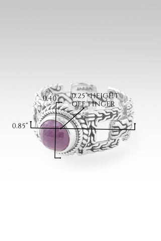 One That See's Me Ring III™ in Ruby - Dinner - only found at SARDA™