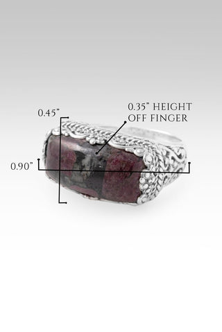 One That See's Me Ring™ in Eudialyte - Dinner - only found at SARDA™