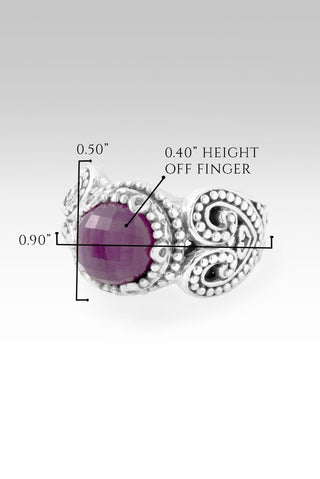 One That See's Me Ring™ in Ruby - Dinner - only found at SARDA™