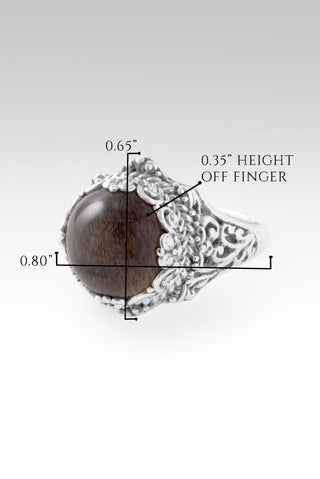 One Who Hear's U Ring™ in Rutilated Rose Gold Sunstone - Dinner - only found at SARDA™