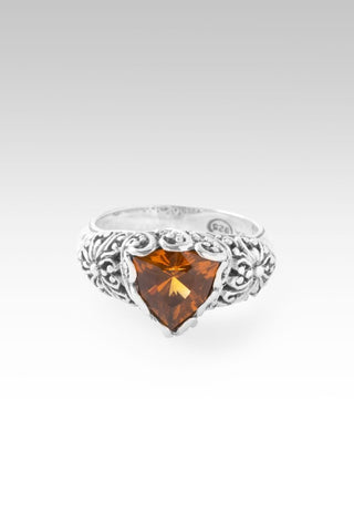 One Who Never Fails Ring™ in Madeira Citrine - Dinner - only found at SARDA™