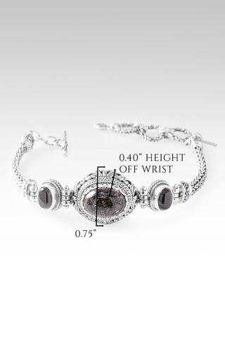 One Who Sees U Bracelet™ in Black Tourmalinated Quartz - Multi Stone - only found at SARDA™