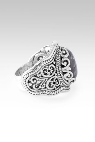 One Who Sees U Ring™ in Black Tourmalinted Quartz - Dinner - only found at SARDA™
