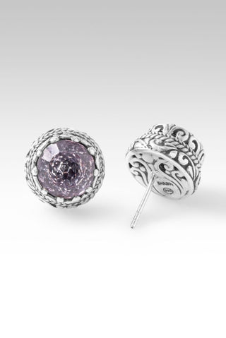 Only Good Days Earrings™ in Sonic Pink™ Mystic Quartz - Sarda Safety Latch - only found at SARDA™