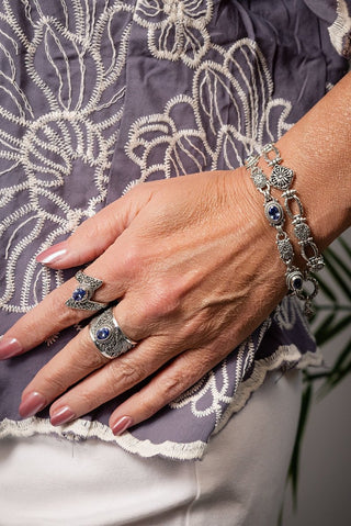 Only Loyal One Bracelet™ in Tanzanite - Multi Stone - only found at SARDA™