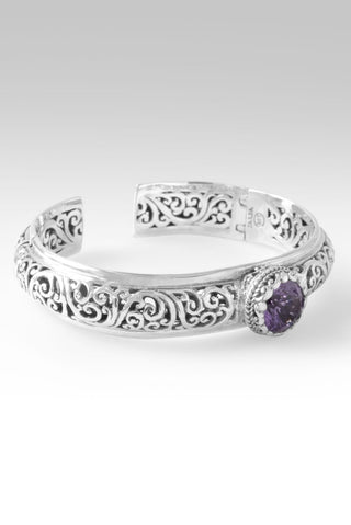 Only Loyal One Cuff Bracelet™ in Amethyst - Cuff - only found at SARDA™