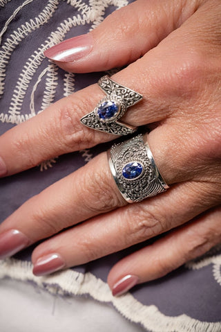Only Loyal One Ring™ in Tanzanite - Dinner - only found at SARDA™