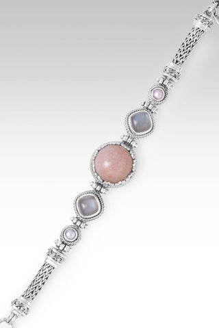 Open Door, Miracle Comin' Bracelet™ in Pink Moonstone, White Moonstone & Pink Champagne Freshwater Pearl - Multi Stone - only found at SARDA™